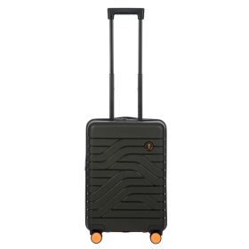 Brics Ulisse hard expandable cabin-trolley-Olive-55