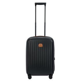 Taormina Hard Expandable Cabin-Trolleycase 55Cm-Black