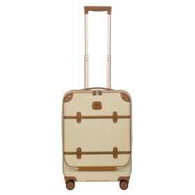 Brics Bellagio Hard Expandable Business Cabin-Trolley case 55Cm Cream