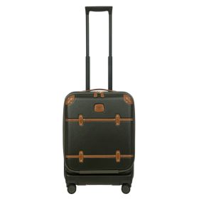 Brics Bellagio Hard Expandable Business Cabin-Trolley case 55Cm Olive