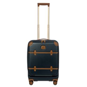 Brics Bellagio Hard Expandable Business Cabin-Trolley case 55Cm Blue/Tan