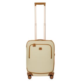 Brics Firenze soft cabin-trolley-Cream