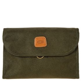 Brics Life soft Medium trifold-traveller-Olive