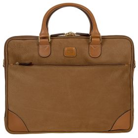 Brics Life soft doublegusset-officebag-Camel