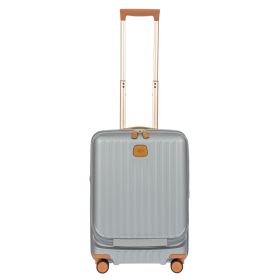 Brics Capri hard expandable business cabin-trolley-Silver